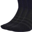 Adidas Unisex High Socken, Größe S (37-39), 3 Paar, Baumwolle IA3950, Schwarz