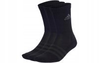 Adidas Unisex High Socks, Size L (43-45), 3 Pairs, Cotton...
