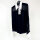 Karl Lagerfeld AW11008 Blouse, black and white, with tie belt, chiffon, size 46