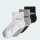 Adidas IV7151 Kinder Unisex Line Ankle Socken, Größe KL (25-27), 3 Paar, Grau/Weiß/Schwarz