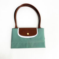 Longchamp Le Pliage Canvas-Tragetasche, Große XS, Grün, 31 x 30 x 19 cm