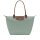 Longchamp Le Pliage Canvas-Tragetasche, Große XS, Grün, 31 x 30 x 19 cm