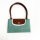 Longchamp Le Pliage Canvas-Tragetasche, Große XS, Grün, 31 x 30 x 19 cm