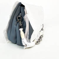 Zadig & Voltaire Rock Genarbte Leder Hándtasche, Breeze Unique, 10,6 x 5 x 0,8 Zoll, LWBA00008