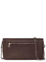 Zadig & Voltaire Rock Genarbte Leder 25W Clutch, burgunderrotes, 27 x 13,5 x 2 cm, LWBA00001