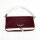 Zadig & Voltaire Rock Genarbte Leder 25W Clutch, burgunderrotes, 27 x 13,5 x 2 cm, LWBA00001