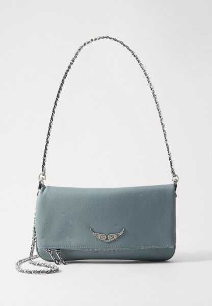 Zadig & Voltaire Rock Genarbtes Leder 25S Clutch, Breeze Unique, 27 x 15 x 3 cm, LWBA00001