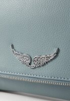 Zadig & Voltaire Rock Genarbtes Leder 25S Clutch, Breeze Unique, 27 x 15 x 3 cm, LWBA00001
