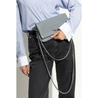 Zadig & Voltaire Rock Genarbtes Leder 25S Clutch, Breeze Unique, 27 x 15 x 3 cm, LWBA00001