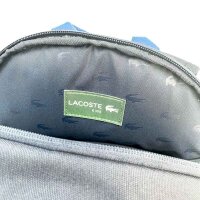 LACOSTE Unisex School Bag, Navy Blue, 3 Compartments, Pencil Case, 30.5 x 43.2 x 15.2 cm