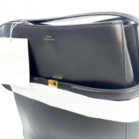TOTEME 244WAL0048LE0025 Beuteltasche mit Gürtel Kalbsleder Schwarz 30 x 27 x 15,5 cm