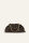 ba&sh June Clutch, Lammnappaleder, Pecan Braun