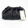 ba&sh June Clutch, Lammnappaleder, Pecan Braun