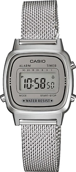 Casio LA670WEM-7EF Damen-Digitaluhr Quarz Edelstahl