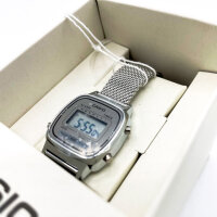 Casio LA670WEM-7EF Damen-Digitaluhr Quarz Edelstahl