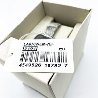 Casio LA670WEM-7EF Damen-Digitaluhr Quarz Edelstahl