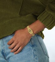 Casio Vintage Mini Damen-Digitaluhr, Quarz, Edelstahl, LA670WEMY-9EF