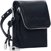 Desigual 25SAYP45 Damen mobile Handtasche schwarz, Polyester, Größe U