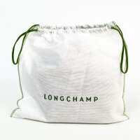 Longchamp Le Roseau XS Shopper-Handtasche, genarbtes weiches Leder, Hellgrau