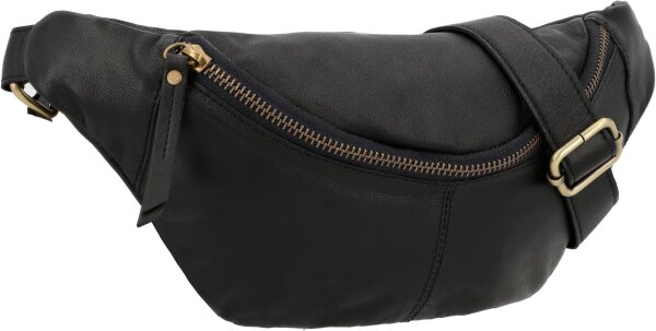 Gusti Leder CILLIAN Gürteltasche 2G61-48, schwarz, Leder, 30 × 14 × 7 cm