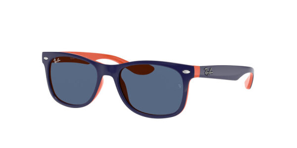 Ray-Ban RJ9052S New Wayfarer Junior 178/80, 3N, lens 47 mm, bridge 15 mm, temple 125 mm, orange/blue