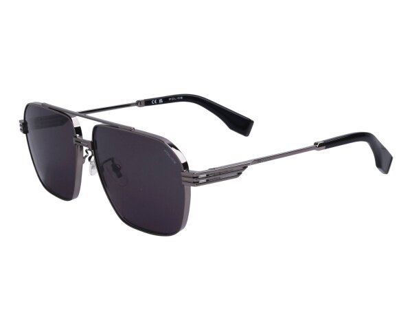 DE RIGO Police Mercury 1 SPLQ91-0509 Sonnenbrille, grau, Glas 60 mm, Steg 14 mm, Bügel 150 mm