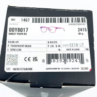 Oakley Round Off OY8017-0548 Mädchenbrille, Youth Fit, Glas 48 mm, Steg 17 mm, Bügel 128 mm