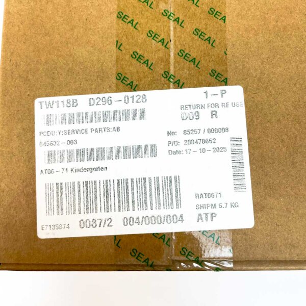 Drum unit D296-0128, yellow, for MP C306, MP C307, MP C406