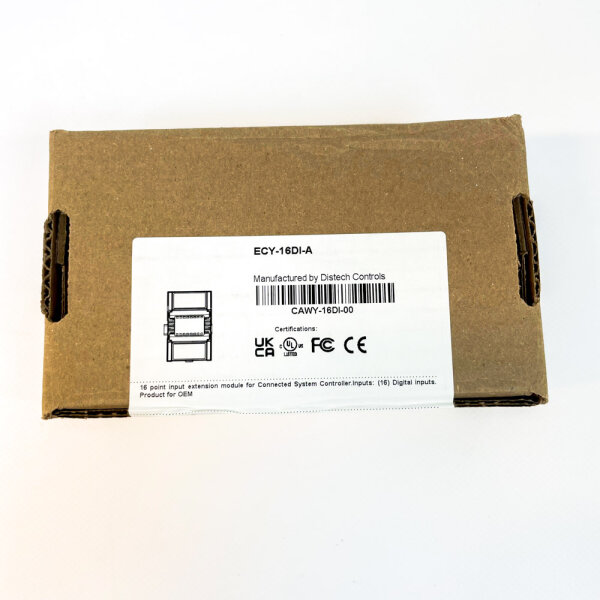 Distech Controls ECLYPSE, ECY-16DI-A, Expansion Module, CAWY-16DI-0001R, CAWY-16DI-00