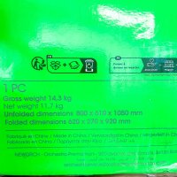 Premaman Harper, Multifunktionaler, verstellbarer Hochstuhl, PRFAFY-CCC-UNQ, Grau