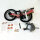 Ybike T-AW23-083, 2-in-1 childrens bicycle, 14 inch, 2–7 years, red