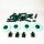 Modu Dreamer Kit, 34-piece 2.0, green