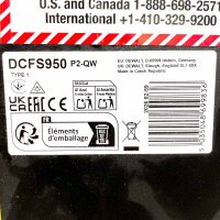 Dewalt DCFS950P2-QW Stapler Angled Magazine Black Yellow Battery 5 Ah 18 V