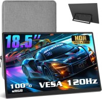Sucrnide AY185, 18,5 Zoll tragbarer Monitor, 120 Hz,...