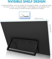 Sucrnide AY185, 18,5 Zoll tragbarer Monitor, 120 Hz, 1080p FHD, 100% sRGB, HDR, USB/HDMI, VESA-kompatibel, Laptop, Nintendo Switch & Konsolen