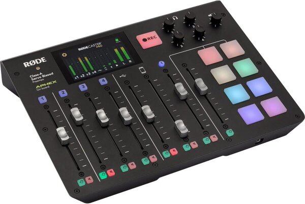 Rode RØDECaster Pro, Mehrspur-Recorder, 4-Kanal