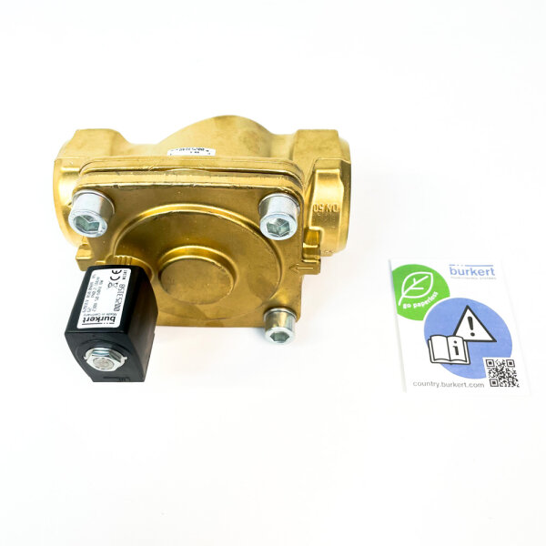 Bürkert 00253158, 2/2-Wege-Servoventil, 2-16 bar, 50-60Hz, 8W, 230V