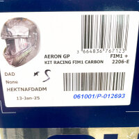 Shark Aeron GP FIM1+ 2206-E, Carbon Motorcycle Helmet, Size S, HEKTNAFDADM