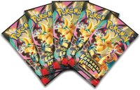 Pokémon Trading Card Game Deluxe Pin Collection Mega Evolution – Sublime Heroes: First Partners, Collectors Set with 3 holographic promo cards, 1 deluxe pin and 5 booster packs