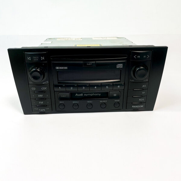 AUDI 8D0035195 Autoradio CD-Player AM/FM Schwarz