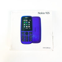 Nokia 105 TA-1174 Dual-SIM, 4th Generation, Mobile Phone, Blue