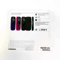 Nokia 105 TA-1174 Dual-SIM, 4th Generation, Mobile Phone, Blue
