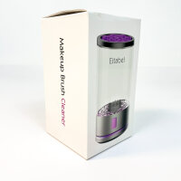 Eitabel C3, Elektrischer Make-up-Pinselreiniger, 1200-mAh-Akku, 7000 U/min, USB-C, 5 V/2 A, Grau/Lila