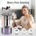 Eitabel C3, Elektrischer Make-up-Pinselreiniger, 1200-mAh-Akku, 7000 U/min, USB-C, 5 V/2 A, Grau/Lila