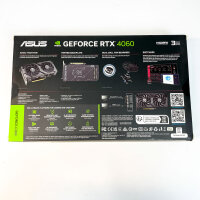 ASUS Dual GeForce RTX 4060 EVO OC Edition Graphics Card, 8 GB GDDR6, PCIe 4.0, DLSS 3, HDMI 2.1a, DisplayPort 1.4a, Axial-tech fan design, 0dB technology, BIOS, Auto-Extreme technology, 90YV0JC7-M0NA00