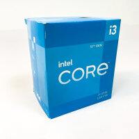 Intel Core i3-12100 Prozessor der 12 Generation, 12MB Cache, LGA1700, BX8071512100