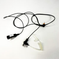COPACKS Security Acoustic Tube Earpiece Headset with Lapel Microphone & PTT – 3.5 mm