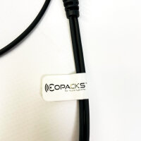 COPACKS Security Acoustic Tube Earpiece Headset with Lapel Microphone & PTT – 3.5 mm