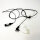 COPACKS Security Acoustic Tube Earpiece Headset with Lapel Microphone & PTT – 3.5 mm
