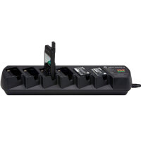 Motorola PMLN6685A, Multi-Unit-Akku-Ladegerät, 6 × 600 mA, Schwarz